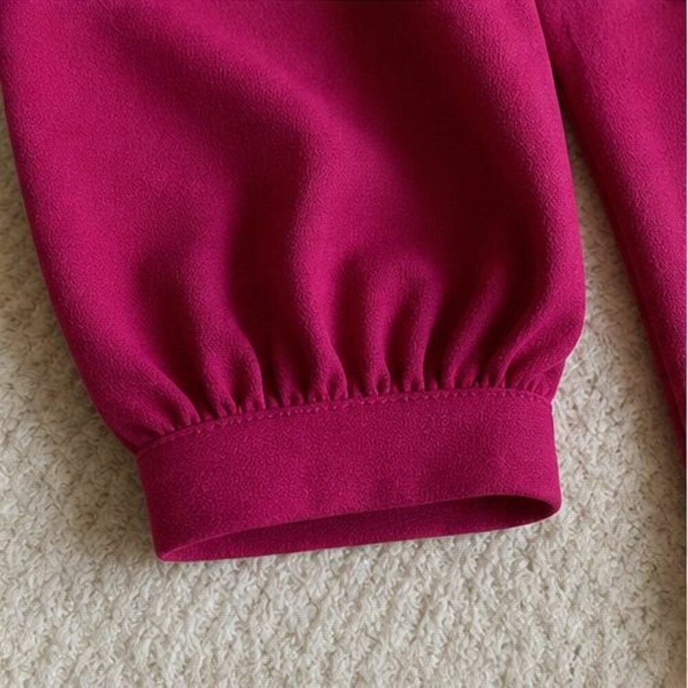 Cream Button Blouse - Picture 5 of 6
